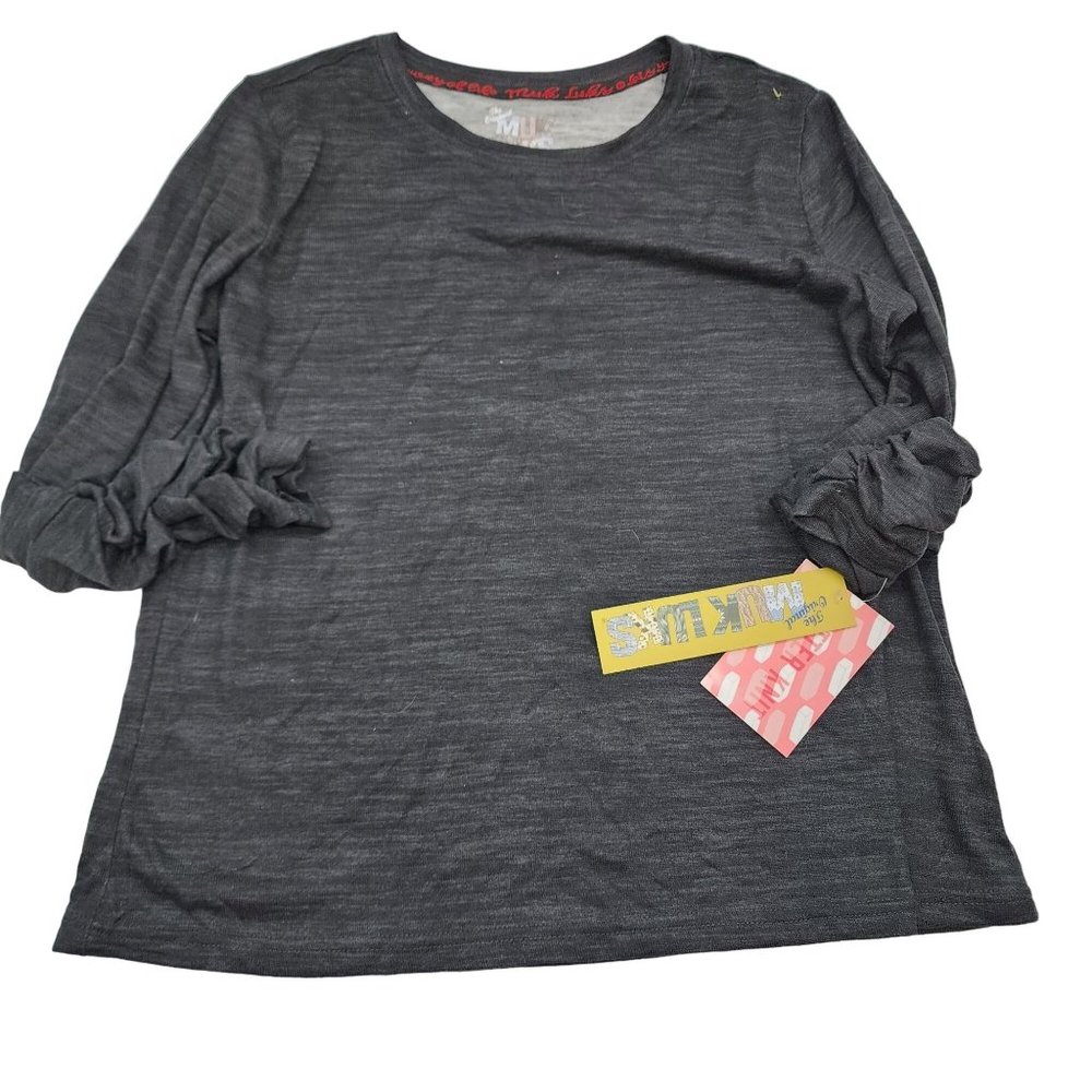 Muk Luks Buttery soft Long sleeved tee Womens size PL NWT